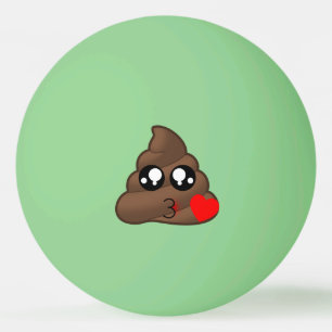 Kack Heart Liebe Emoji Tischtennisball