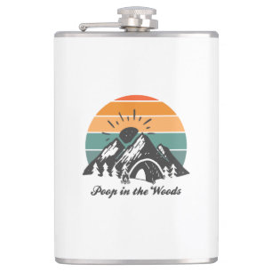 Kack im Wald Flachmann