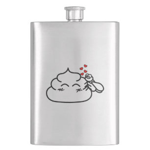 Kack in Liebe - Brootsch the PooPoo Flachmann