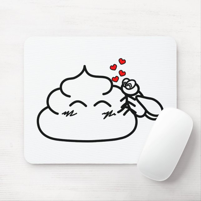Kack in Liebe - Brootsch the PooPoo Mousepad (Mit Mouse)