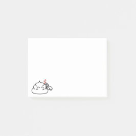 Kack in Liebe - Brootsch the PooPoo Post-it Klebezettel