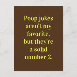 Kack Jokes / Vater Joke / Just for Fun Postkarte