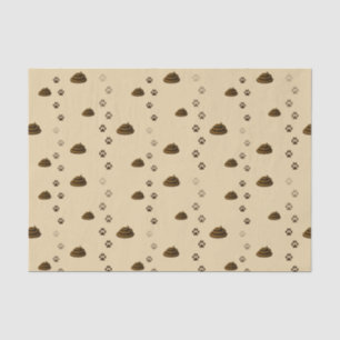 Kack & Paw druckt Niedliche Messy Pets Animal Love Seidenpapier