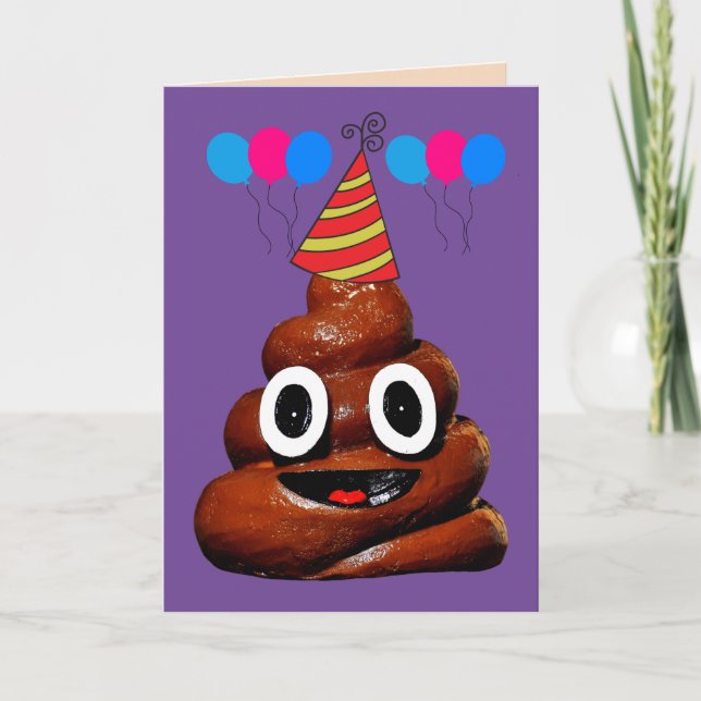 KACK SMILE FUNNY BIRTHDAY GREETING CARD DANKESKARTE (Vorderseite)