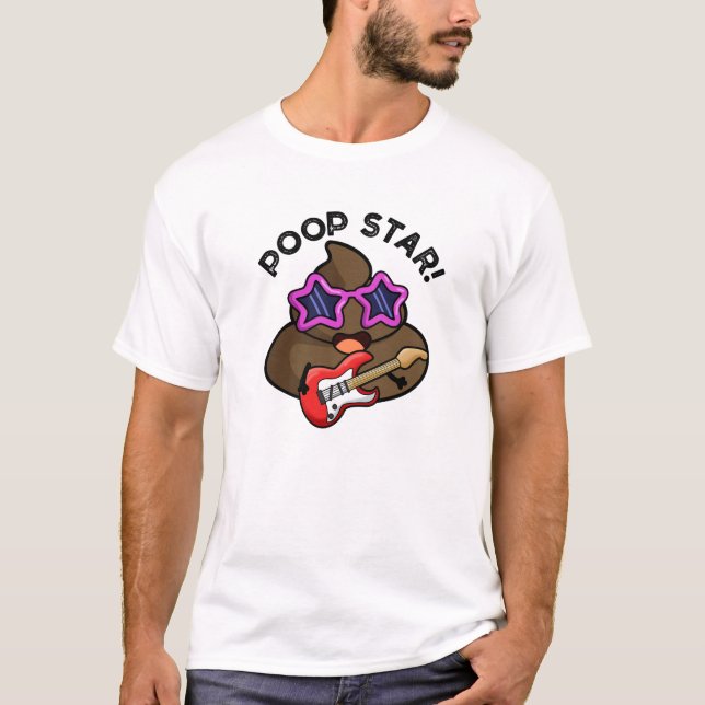 Kack Star Funny Pop Star Pun T-Shirt (Vorderseite)