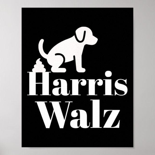 Kack zu Harris Wheimer Funny Political Poster (Vorne)