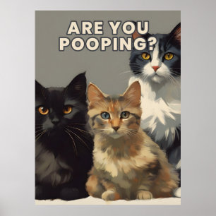 kacke du Katzenposter? Poster