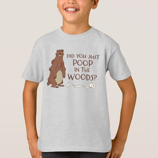 Kacke ein Bär im Wald? T-Shirt (Vorderseite)