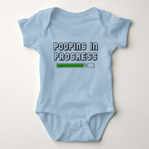 Kacken laufend baby strampler