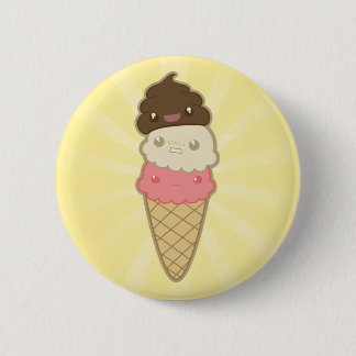 Kacken Sie auf Eiscreme Button