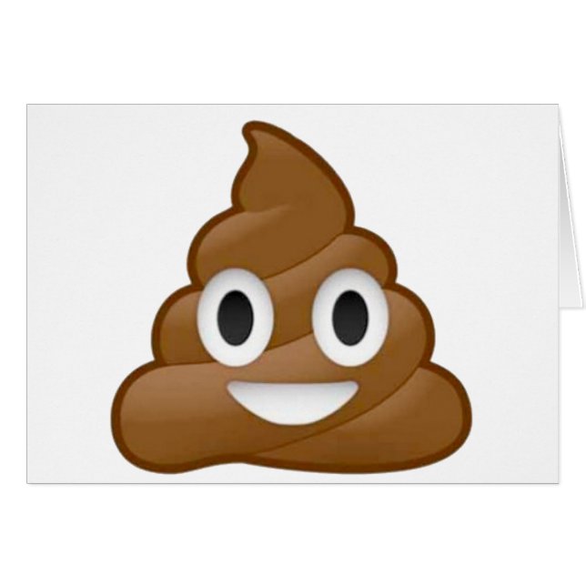 Kacken Sie emoji (Vorderseite (Horizontal))