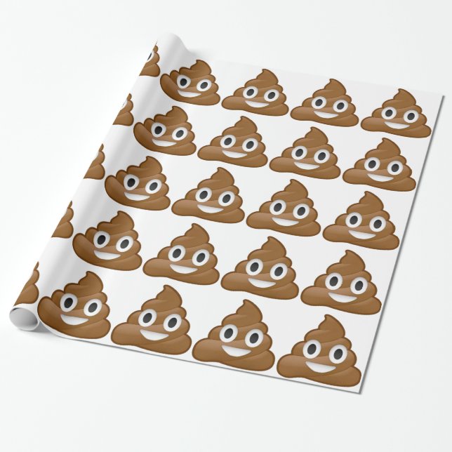 Kacken Sie emoji Geschenkpapier (Ungerollt)