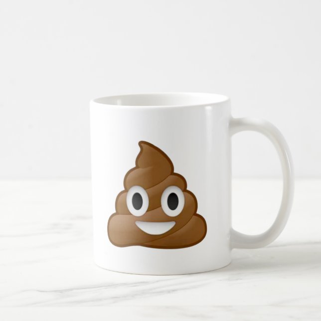 Kacken Sie emoji Tasse (Rechts)