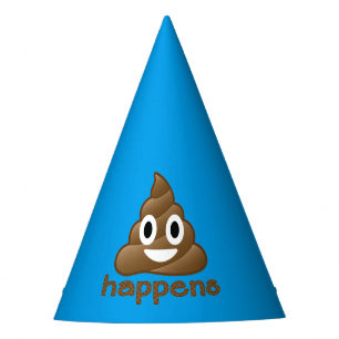 Kacken Sie geschieht Emoji Partyhütchen