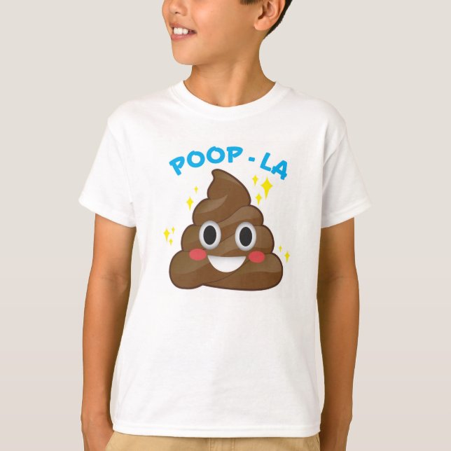 Kacken Sie - La glücklichen Poo Emoji T - Shirt (Vorderseite)