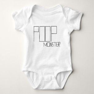 kacken Sie Monster Baby Strampler
