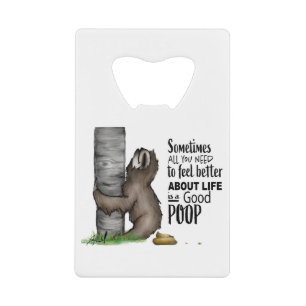 Kacken von Sloth Geldbeutel Flaschenöffner