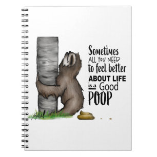 Kacken von Sloth Notizblock