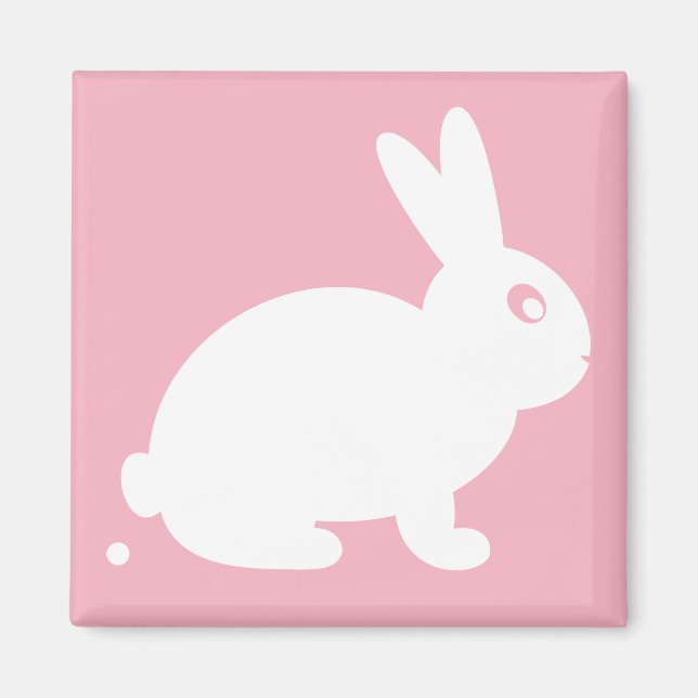 Kackend Kaninchen-Kühlschrankmagnet Magnet (Vorne)