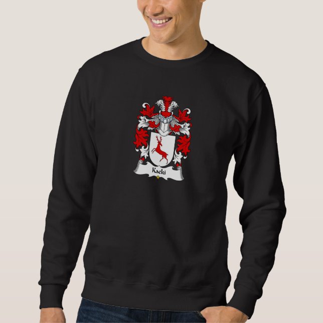 Kacki-Familienwappen Sweatshirt (Vorderseite)