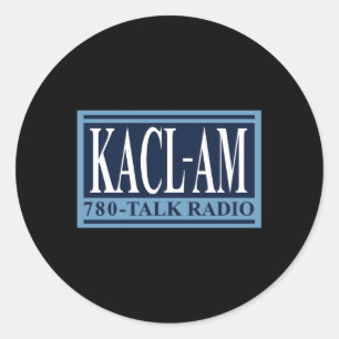 Kacl 780 Am Talk Radio Runder Aufkleber