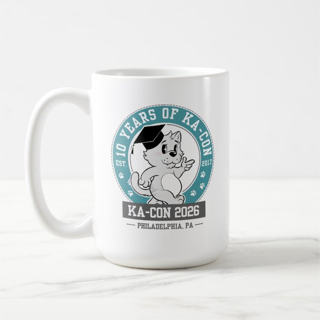 KACON 10. Jubiläums-Tasse Kaffeetasse (Links)