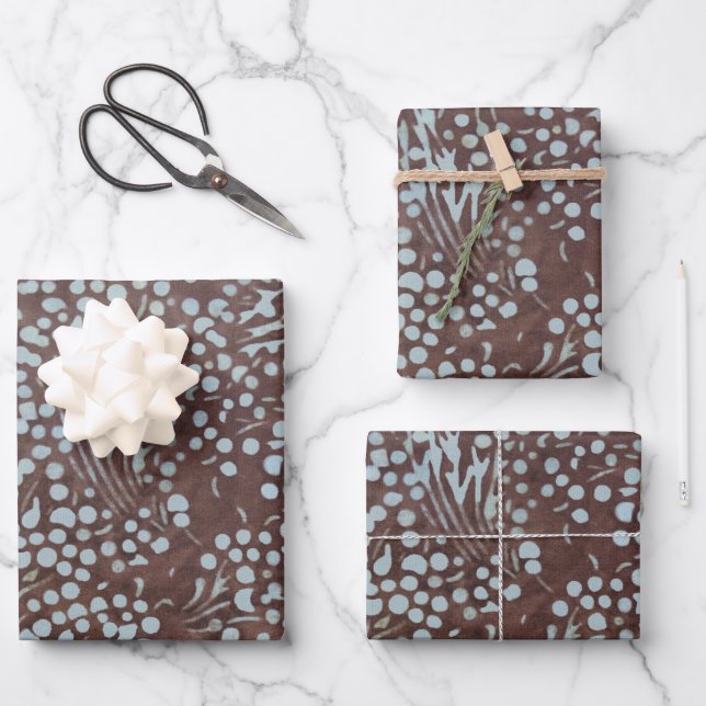 Kade Batik Geschenkpapier Set (Vorderseite)