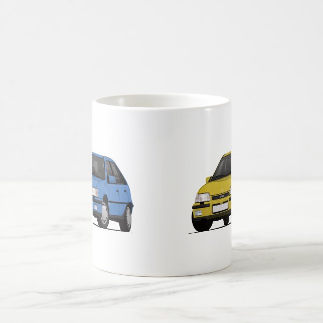 Kadett E GSi - 2 Bilder - Kaffeetasse (Mittel)