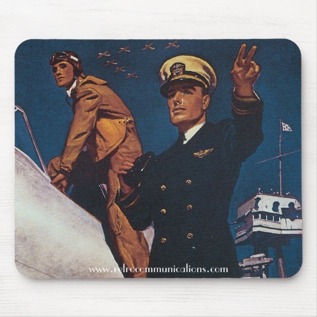 Kadetten für Marinefliegerei Mousepad (Vorne)