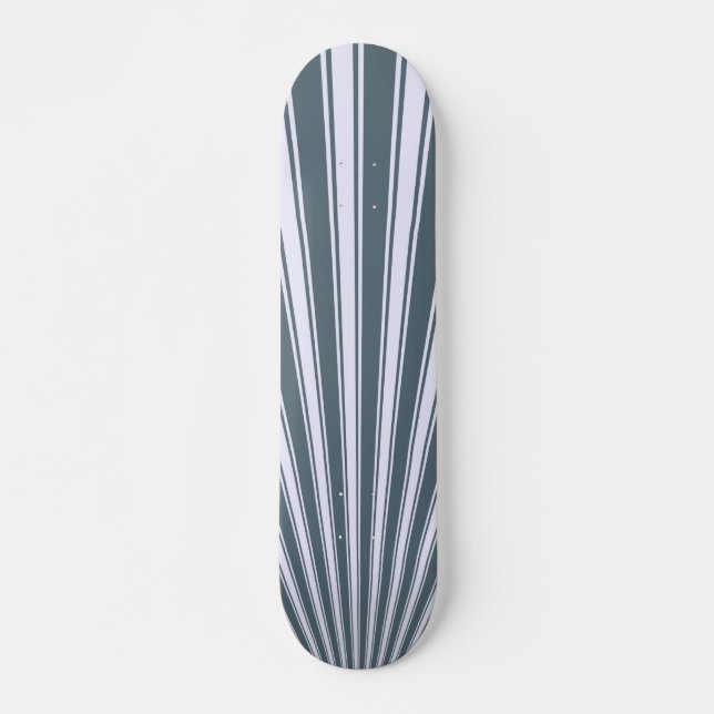Kadettenfarbstreifen Funky Muster Skateboard (Vorne)