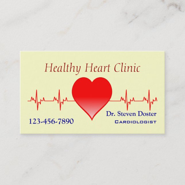 Kadiologe Visitenkarte (Vorderseite)