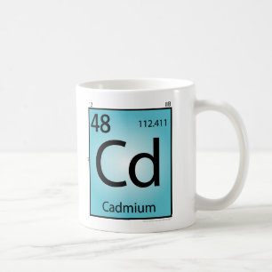 Kadmium- (Cd)Element-Tasse Tasse
