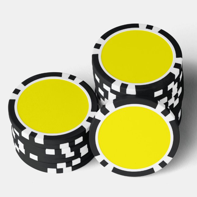 Kadmiumgelb (Volltonfarbe)  Pokerchips (Stapel)