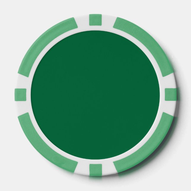 Kadmiumgrün (einfarbig)  pokerchips (Vorderseite)