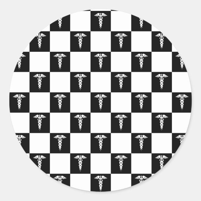 Kadukus-Symbol Runder Aufkleber (Vorderseite)