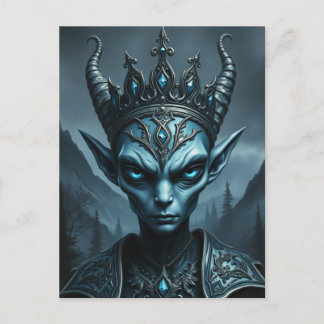 Kael’Thar Void King - Gothic Dark Fantasy Postkart Postkarte