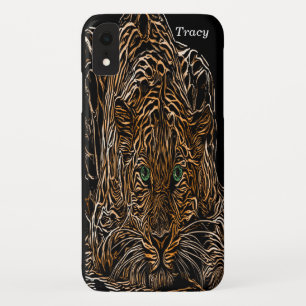 Käetahs-Wildkatze im Waldholzeffekt Case-Mate iPhone Hülle