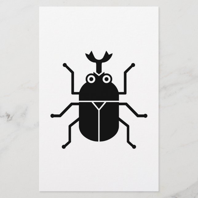 Käfer Briefpapier (Vorderseite)