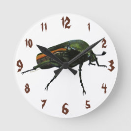 Käfer-Bug Akrylic Wall Clock Runde Wanduhr