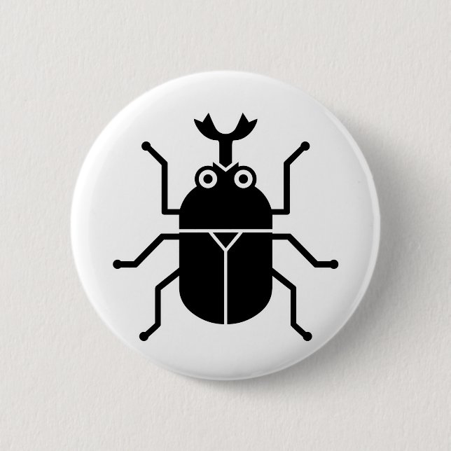 Käfer Button (Vorderseite)
