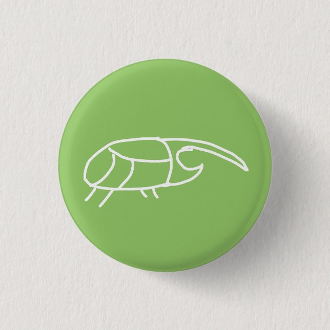 Käfer-Button Button (Vorderseite)