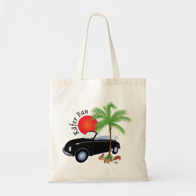 Käfer Cabrio Fan - Tasche (Vorne)
