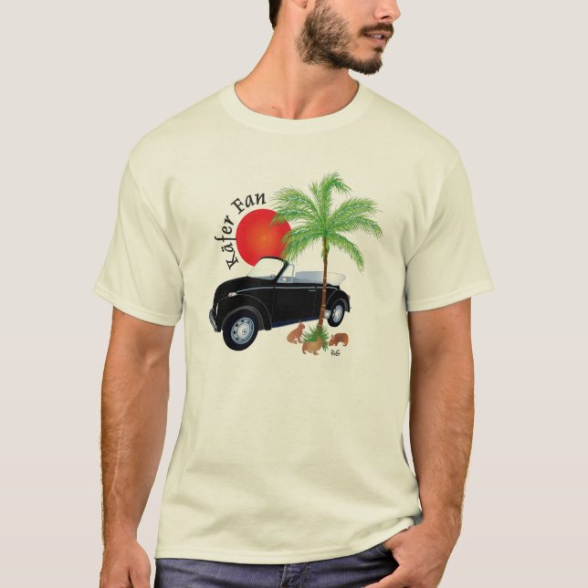Käfer Cabriolet 1972 T-Shirt (Vorderseite)