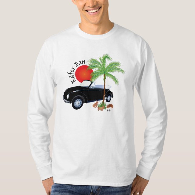 Käfer Cabriolet 1972 T-Shirt (Vorderseite)