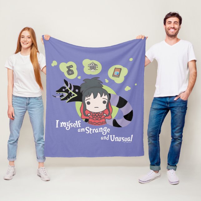 Käfer | Chibi Lydia "Seltsam und ungewöhnlich" Fleecedecke (Beispiel)