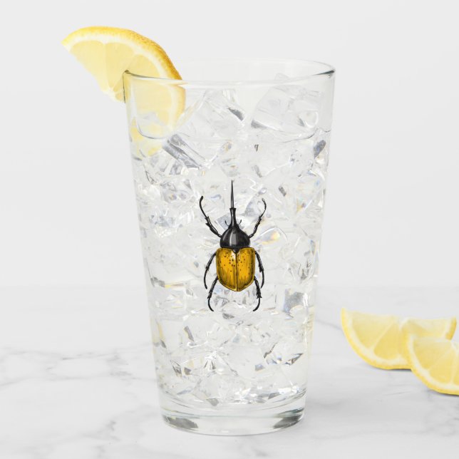 Käfer Glas (Vorderseite Ice)