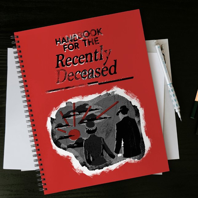 Käfer | Handbuch für jüngst verstorbene Personen Notizbuch (Notebook on table)