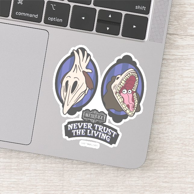 Käfer | Maitlands "Vertraue niemals dem Leben" Aufkleber (Detail)