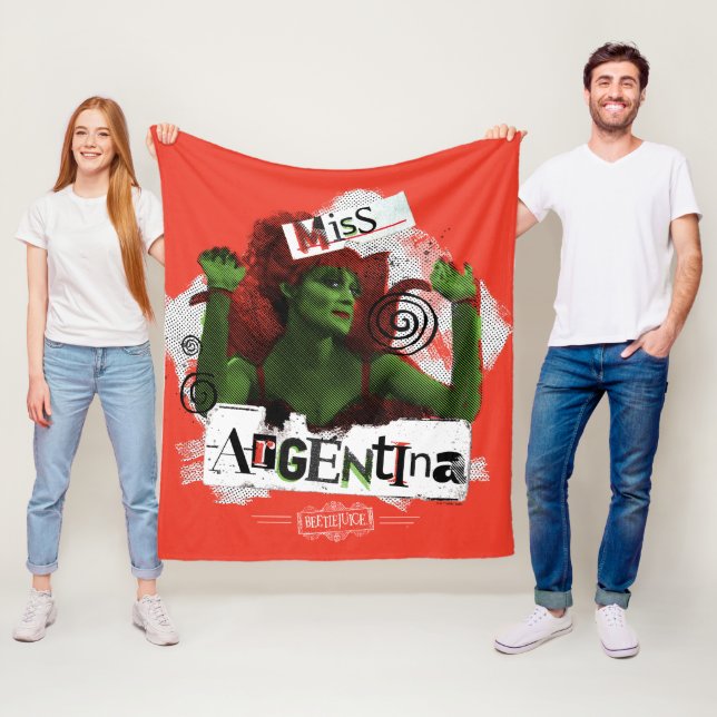 Käfer | Miss Argentinien Fleecedecke (Beispiel)