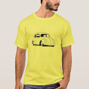 Käfer Niedrig Auto Klassiker Vintage Wandern Ente T-Shirt